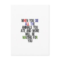 When You Die 1 Post Cards
