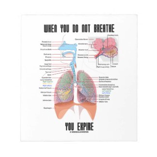 When You Do Not Breathe Expire Respiratory System Notepad