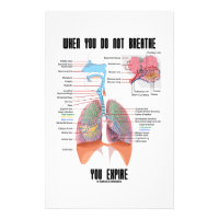When You Do Not Breathe Expire Respiratory System Stationery
