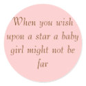 When you wish upon a star a baby girl might not... stickers