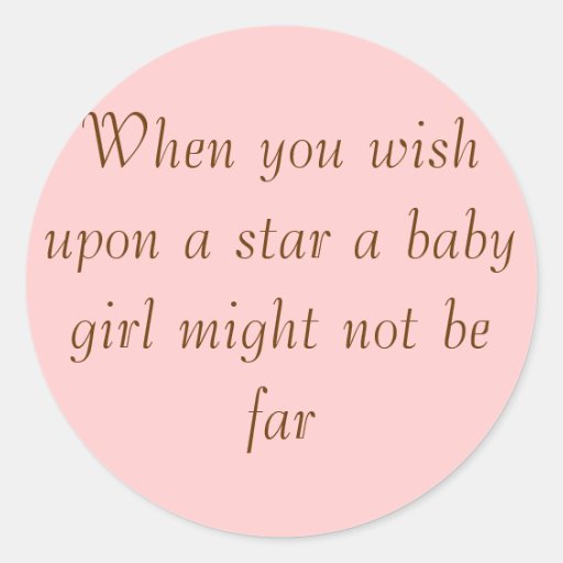 When you wish upon a star a baby girl might not... classic ...