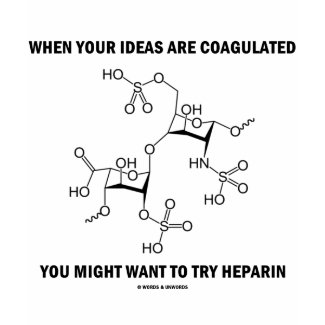 When Your Ideas Are Coagulated Might Want Heparin shirt