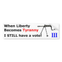 WhenLibertyBecomesTyranny-FAL-A bumper stickers