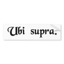 Where above. bumper stickers