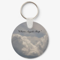 Where Angels Sleep Key Chain keychains by CreatureCreations Where Angels Sleep Key Chain keychains