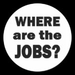 Where are the JOBS? stickers