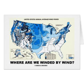 Where Are We Winded By Wind? (Wind Power) Cards