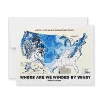 Where Are We Winded By Wind? (Wind Power) invitations