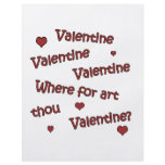 Where Art Thou Valentine? Flyer Design