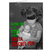 Where Did Santa Touch You? Cards
