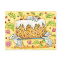 Where Did the Fruitcake Go Postcard