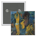 'Where Do We Come From' - Paul Gauguin Button