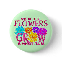 Where Flowers Grow Buttons