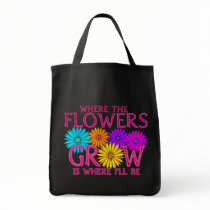 Where Flowers Grow Dark Bags