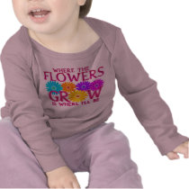 Where Flowers Grow Infant Longsleeve Tshirt
