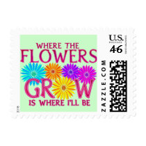Where Flowers Grow Stamps