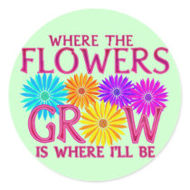 Where Flowers Grow Stickers