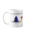 Where I Fall On The Bell Curve I Am Here mugs