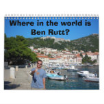 Where in the world is Ben Rutt? Wall Calendar