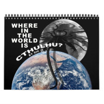 Where in the World is Cthulhu? calendars