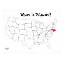 Where Is Delaware? Post Cards