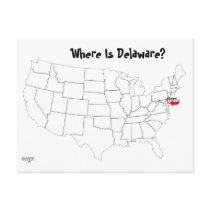 Where Is Delaware? Post Cards