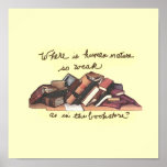 Where is human nature so weak poster