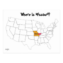 Where Is Missouri? Postcards