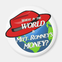 Where is Mitt's Money Refrigerator Magnet