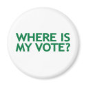 where is my vote (Iran Election) magnets