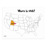Where Is Utah? Post Card