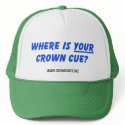 Where is YOUR Crown Cue?  Ball Cap hats