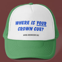 Where is YOUR Crown Cue? Ball Cap hats by crowncues Where is YOUR Crown Cue? Ball Cap hats