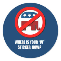 Where is your W Sticker now