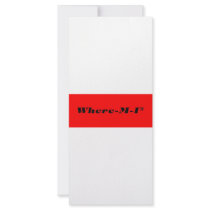 Where M I rack cards by Debrene Where M I rack cards