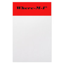 Where M  I stationery