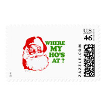 Where my ho's at? postage stamps