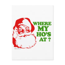 Where my ho's at? postcards