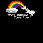 Where rainbows come from t-shirts