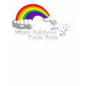 Where rainbows come from t-shirts