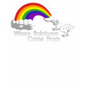 Where rainbows come from t-shirts