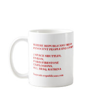 WHERE REPUBLICANS TREAD mugs