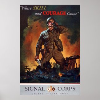 Where Skill and Courage Count Poster