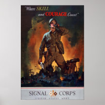 Where Skill and Courage Count Posters