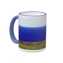 Where The Ocean Meets The Land Mug by CreatureCreations Where The Ocean Meets The Land Mug