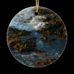 Where the Ocean Meets the Rocks Ornament