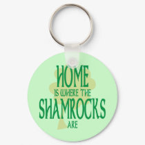 Where the Shamrocks Are keychains
