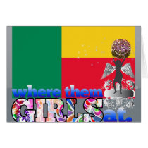 Where them Beninese girls at? Greeting Card