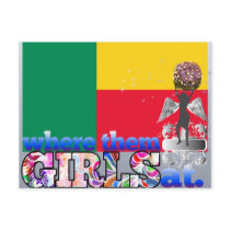 Where them Beninese girls at? Post Cards