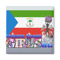 Where them Equatoguinean girls at? Magnet